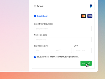Payments & billing 💳 card charge clean cpaas credit credit card design system form gui minimal money pay payment paypal saas stripe ui ux wallet web app