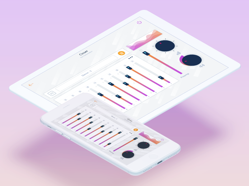 Jet audio plus UI Equalizer by Karaman on Dribbble
