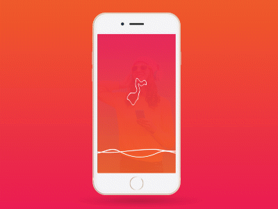 Wave | music player mobile app app application dark mode flat ios music player ui ux