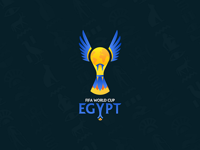 FIFA World Cup - EGYPT branding colors cub design egypt egyptian fifa football golden ratio illustration logo pharaoh pharos team vector world cub