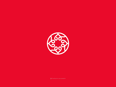 Heart Circle azerbaijan baku circle heart circle logo colors heart icon heart logo icon logo illustration love love day ornament logo red symbol