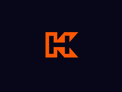 KH monogram branding design logo logodesign logodesigner logotype monogram