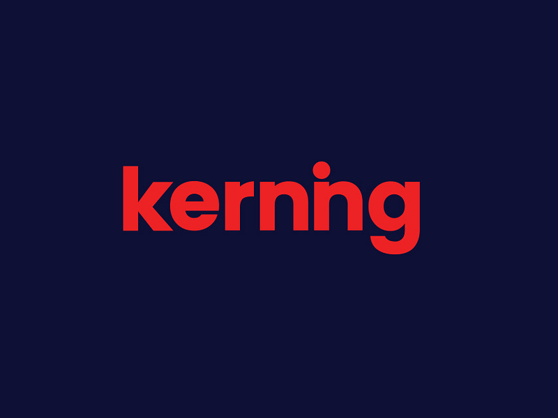 Kerning Logo by Kern Hoffman on Dribbble