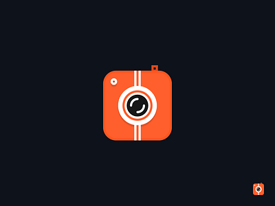 Selfit Icon app black camera clean clear colors flat icon illustration photo