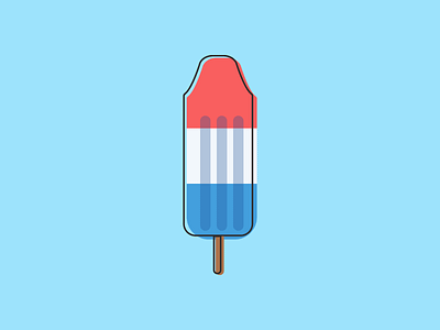 Popsicle 🤤 blue minimalistic popsicle summer