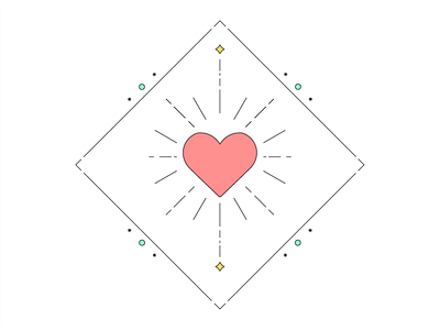 •❤• 〜॰♡॰〜 •❤• Sacred Heart •❤• 〜॰♡॰〜 •❤• branding heart love minimal minimalistic pink tarot wedding