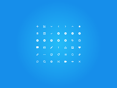 Buffer UI Icon Set android buffer icon icon set icons ios product ui user interface web