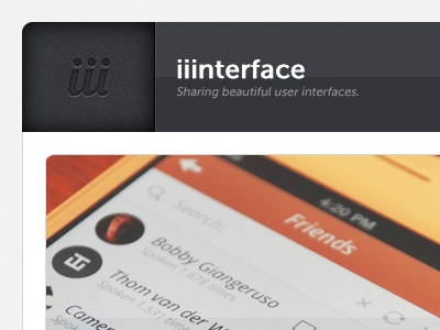 iiinterface Design - Phase 1 design iiinterface ui user interface web design