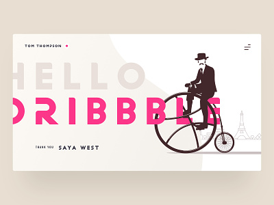 Hello Dribbble! adobe xd debut first shot firstshot hello dribble ui ui ux web design