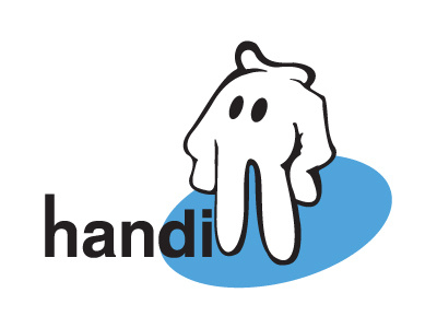 Handi Logo app design logo phoneapp pictoral pictoralmark