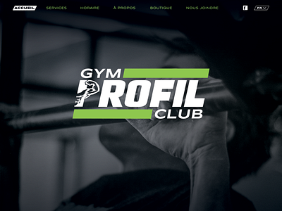 Gym Profil Club design gym logo sport web website