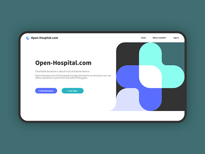 OpenHospital covid 19 health hospital sketch ui design web design