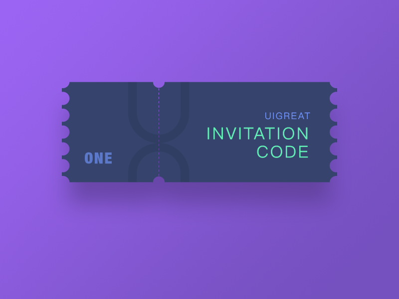 Invitation code by Alan on Dribbble