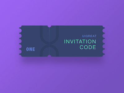 Invitation code icons illustrations ui