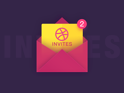 Dribbble invite x2