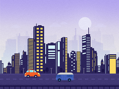 City Scape illustrations