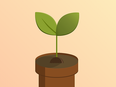 Sprout graphic design illustration