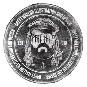 Personal Logo badge captain illustration logo sailor