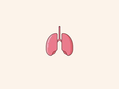 肺 c4dps 图标 插图