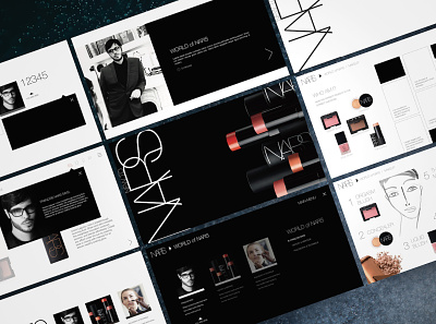 NARS Cosmetics Global E-Learning Design Vision branding conference creative direction design keynote pitch deck powerpoint presentation