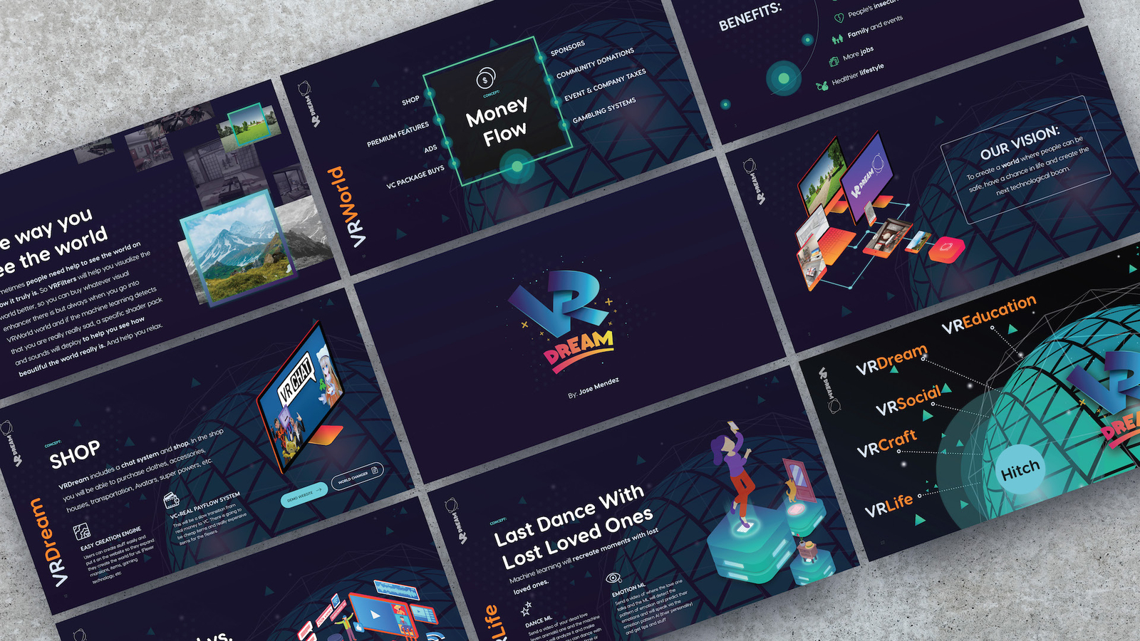 Virtual Reality Vision Deck By Chadd Weston On Dribbble