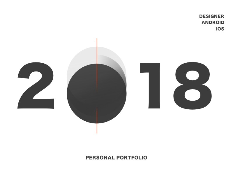 new year 2018 by Linconln on Dribbble