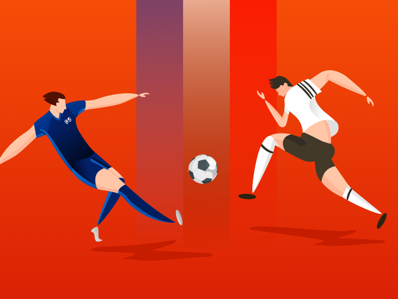 football fifa football illustration orange sportsmanship world cup
