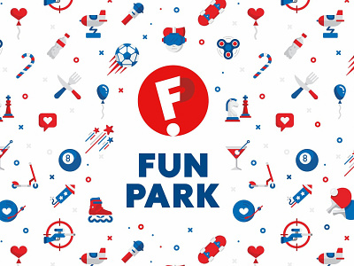Fun Park - logo design and pattern