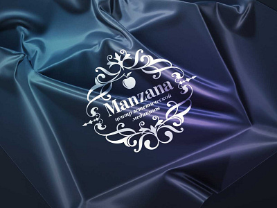 Manzana estetic medical center logo design