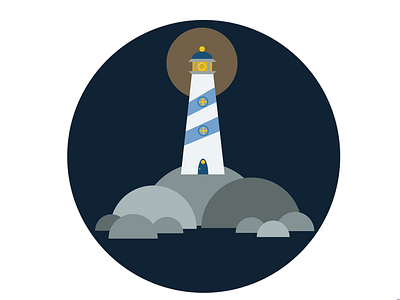 Lighthouse flat icon lighthouse