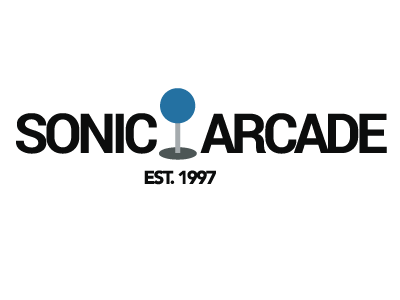 Sonic Arcade Dribbble 01 arcade games logo minimalism retro sonic
