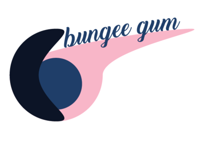 Bungee Gum abtract ball blue bird candy gum gumball icon illustration logo logo design minimalist pink shapes sweet