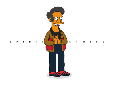 spirit casual style Apu illustration the simpsons