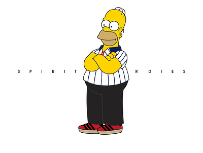 spirit casual style homer illustration the simpsons