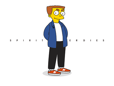 spirit casual style waylon smithers illustration the simpsons