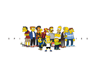 spirit casual style all in illustration the simpsons