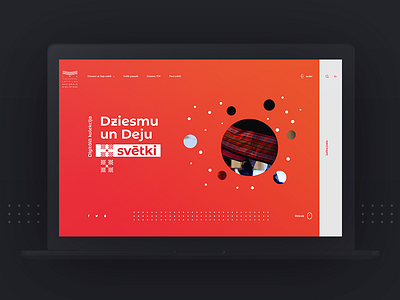 Song And Dance Celebration celebration concept design minimal ui ux web webdesign website