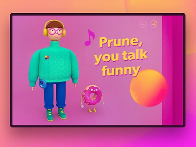 Gus Dapperton vol2 3d 4dcinema arnold cg character donut graphic illustration maxon3d pink singer toy