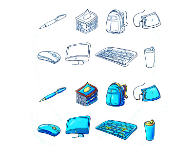 Exercise icon painting