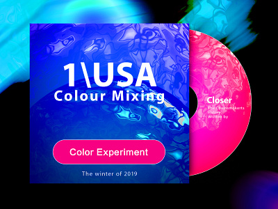 Colour Mixing c4d ui 彩条 设计