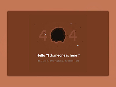 Daily UI Challenge #008 - Error 404 008 challenge dailyui design desktop error fall ground hole illustrator ui webdesign