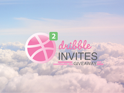 Dribbble Invite Giveaway contest draft dribbble giveaway invitation invite player shot