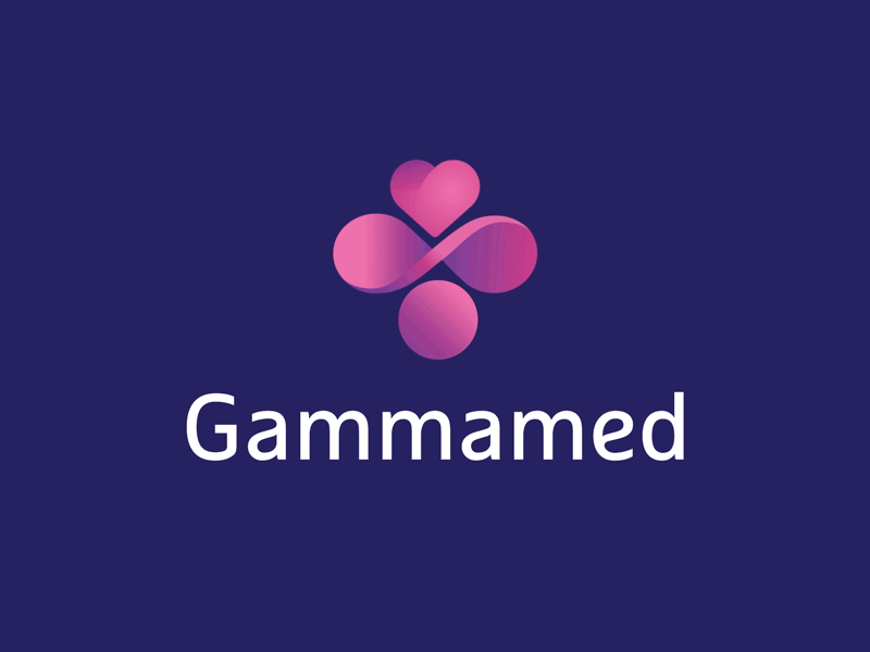 Gamamed logo animation after effects aftereffects animated animated gif animated logo branding logo logo animation logoanimation pink logo purple simple
