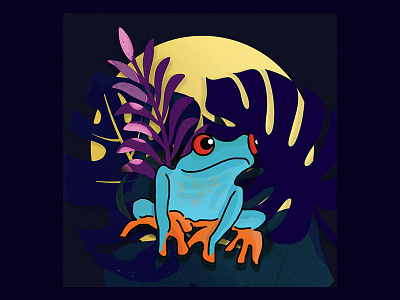 Did some Frog illustrations for fun. design frog frogs graphic graphicdesign illustration vector