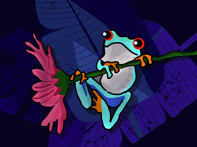 Did some Frog illustrations for fun. design frog frogillustration frogs gradient design graphic graphicdesign illustration
