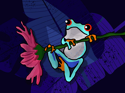 Did some Frog illustrations for fun.