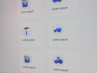 Tools ' Cards cards clean design icon icons illustrations minimalist simple trucks ui