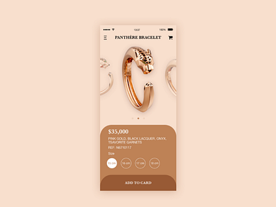 Jewelry app design by souha Hamzaoui on Dribbble