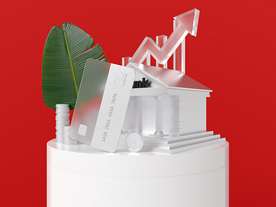 Banking 3D visualization