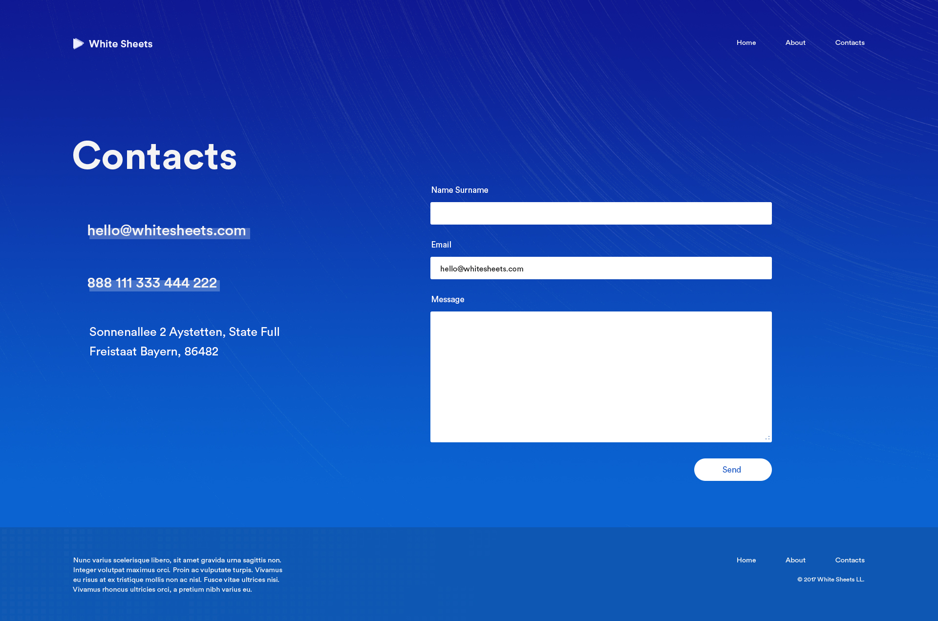 Contacts ui